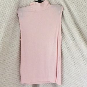 Sleeveless tank tops.  M Soft Pink